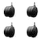 Service Caster 4'' Extra Large Heavy Duty Twin Wheel Caster 1/2 Threaded Stem , 4PK SCC-UHTS02S100-NYS-121310-4 - alternate 1